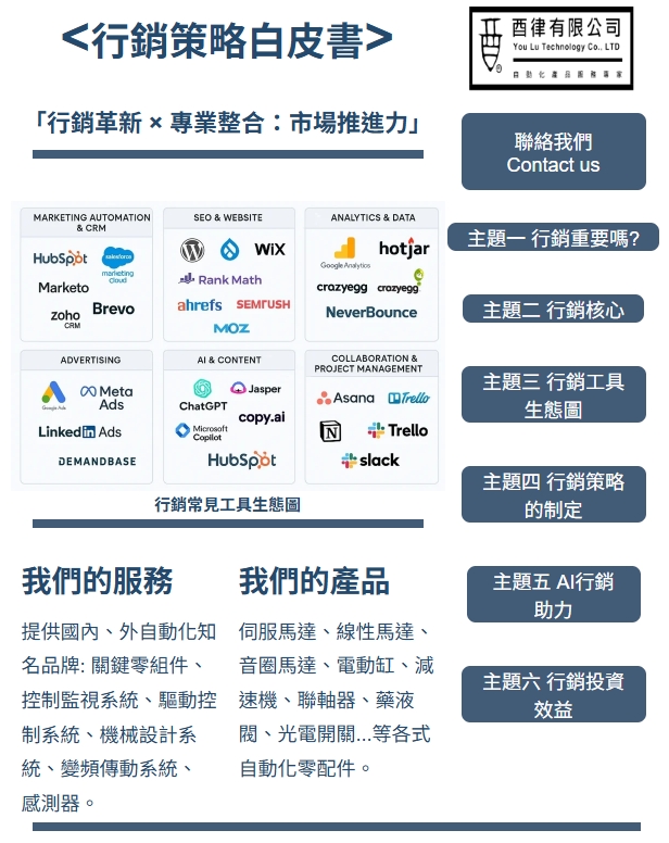 行銷策略白皮書